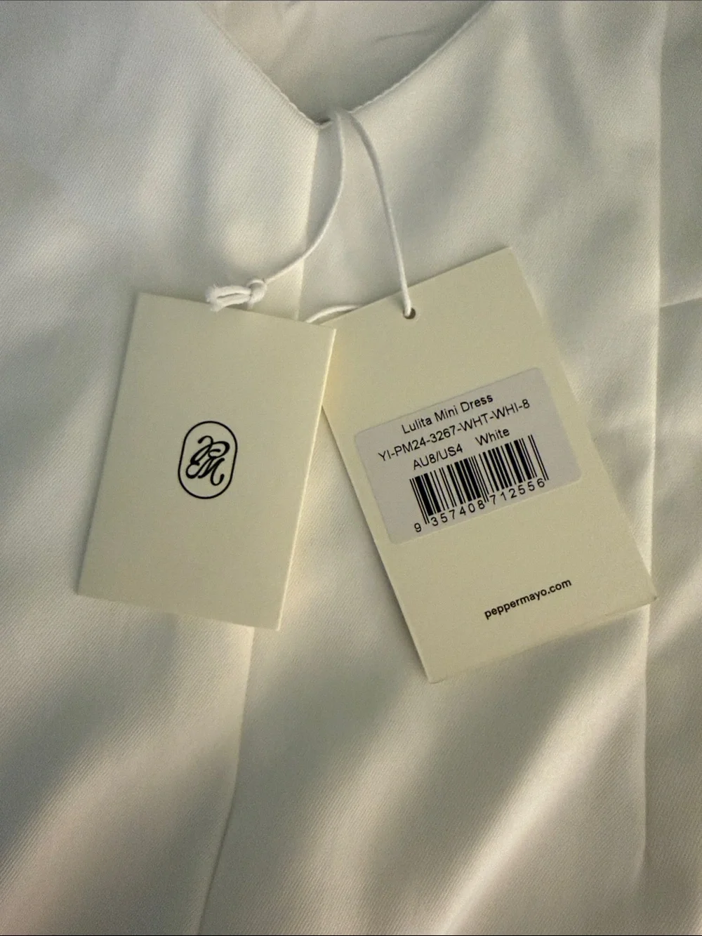 Peppermayo Lulita Mini Dress White - Picture 4 of 5